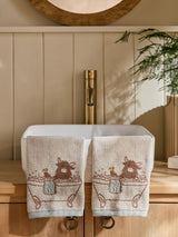 Next Hamish The Highland Cow Natural Face Cloths Set of 2- Buy online at McGrocer