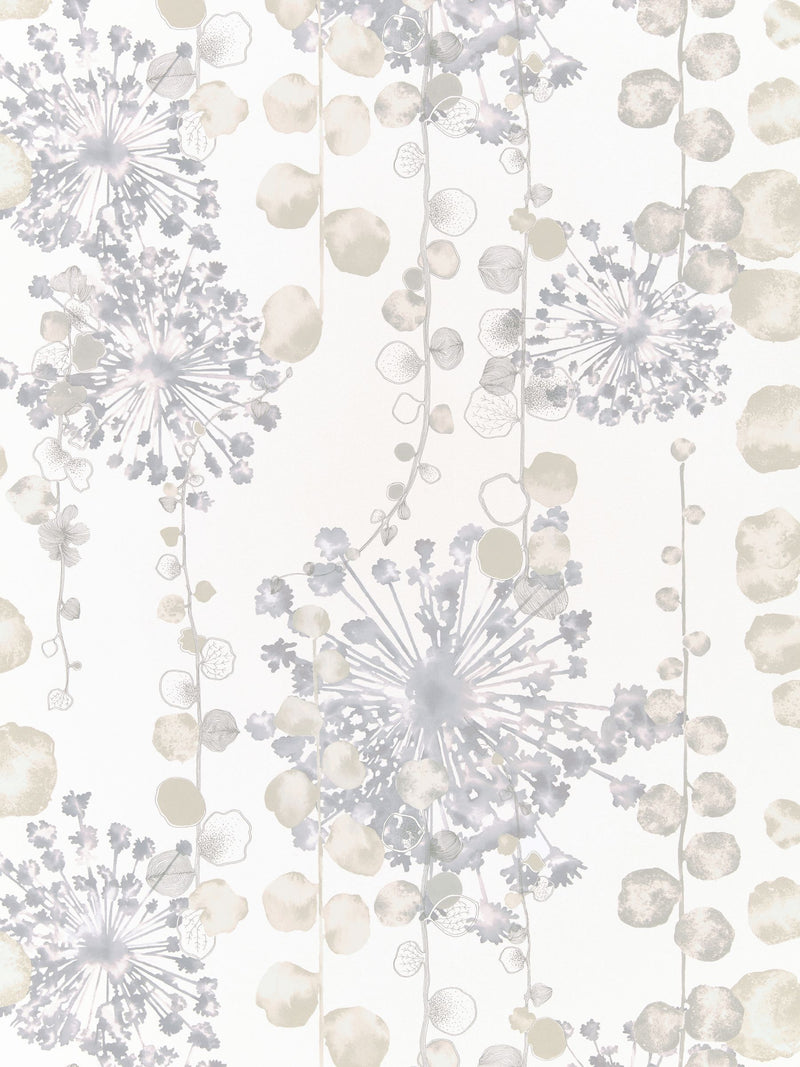 Harlequin Moku wallpaper sample in white A4 size (British brand)