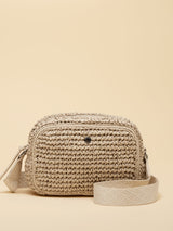 Next Joules Trent Cream Straw Effect Adjustable Cross Body Bag- Buy online at McGrocer