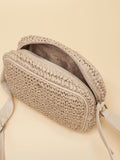 Joules Trent cross body bag cream straw effect, UK version