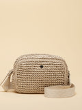 Joules Trent cross body bag cream straw effect, UK version