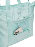 Under Armour green studio tote bag with nylon construction, UK version
