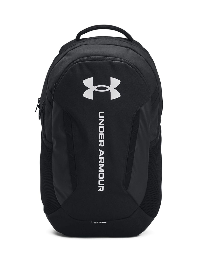 Under Armour black Hustle 6.0 backpack, imported from the UK