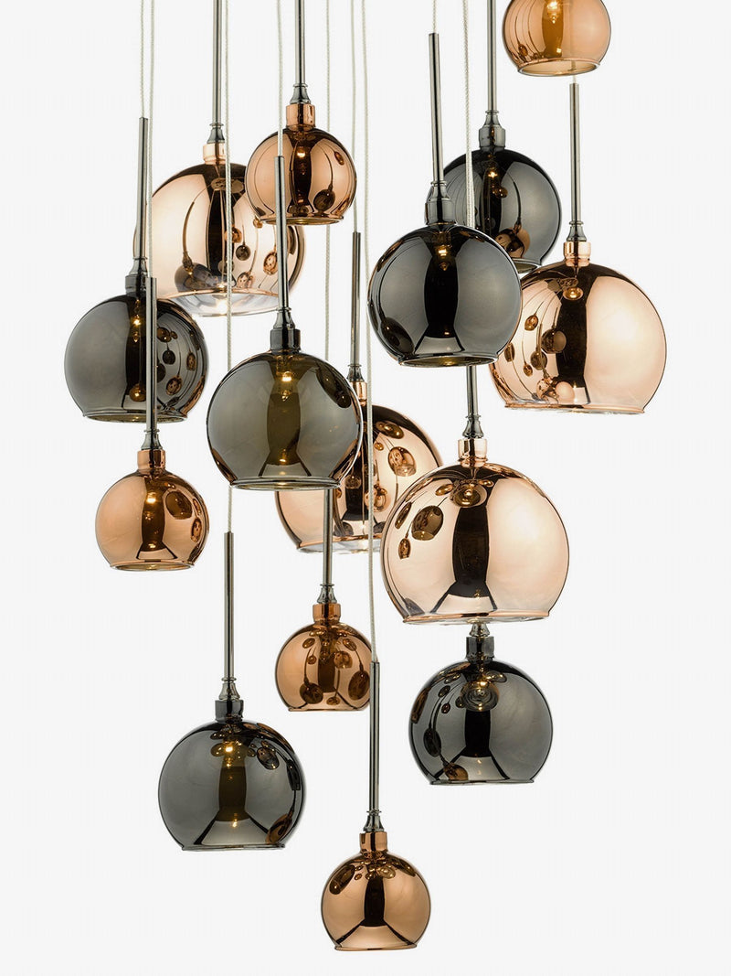 Dar Lighting Aurelia 15 light cluster pendant light - British product