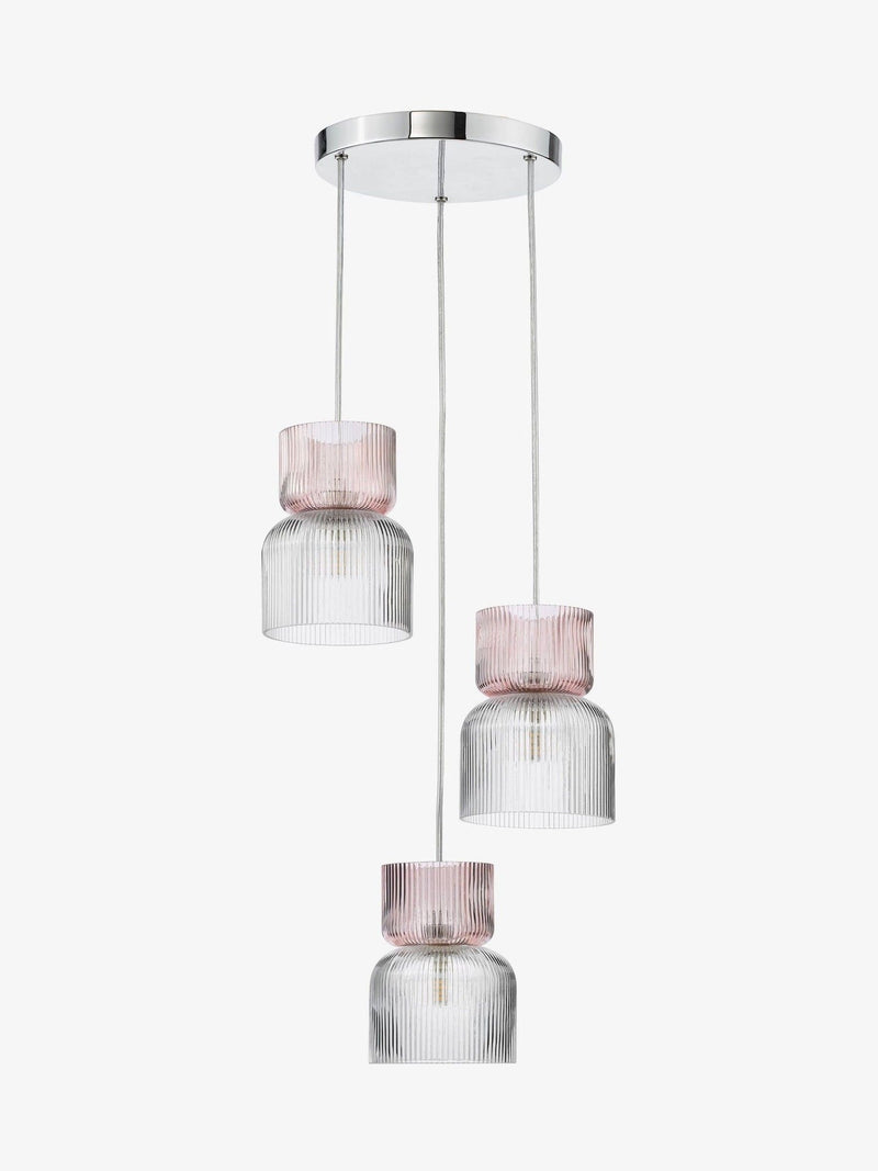 Dar Lighting Auberta cluster pendant light 30cm diameter, imported from the UK