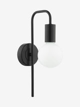 Next Dar Lighting Matt Black Dena Wall Light- Buy online at McGrocer