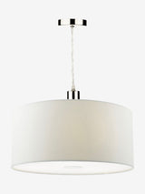 Next Dar Lighting White Easy Fit Ronda Pendant Light Ceiling Light- Buy online at McGrocer