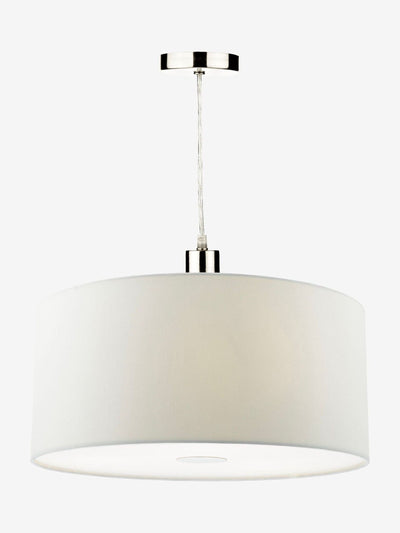 Next Dar Lighting White Easy Fit Ronda Pendant Light Ceiling Light- Buy online at McGrocer