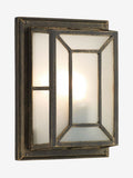 Dar Lighting Trent wall light black gold 29cm - British product
