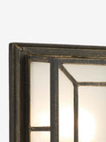Dar Lighting Trent wall light black gold 29cm - British product