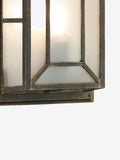 Dar Lighting Trent wall light black gold 29cm - British product