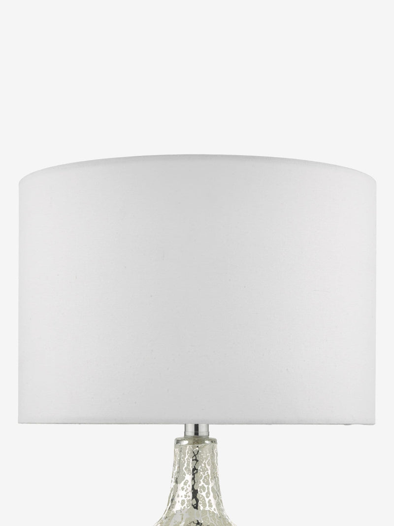 Dar Lighting Lolek silver mercury glass table lamp - British product