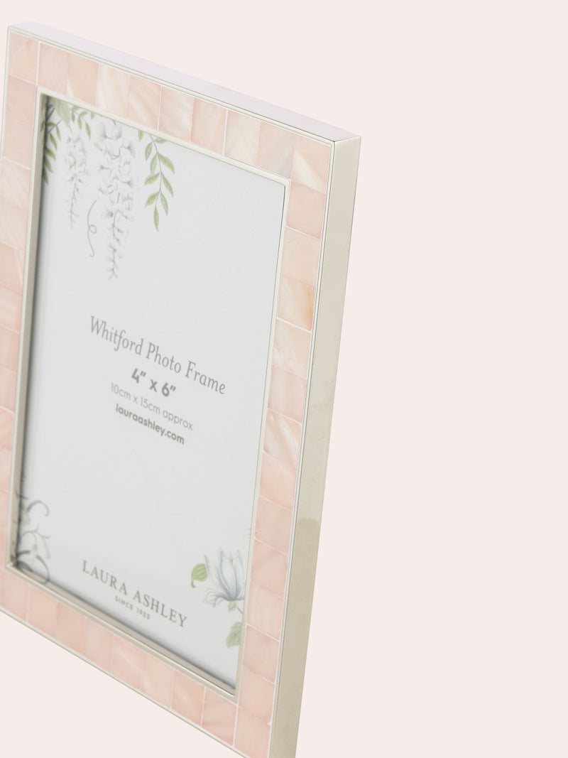 Laura Ashley pink Whitford photo frame 4 x 6, UK version