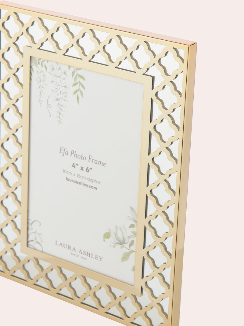 Laura Ashley Gold Efa 4x6 photo frame, UK version