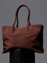 Next Whistles Brown Leandra Suede Tote Bag- Buy online at McGrocer