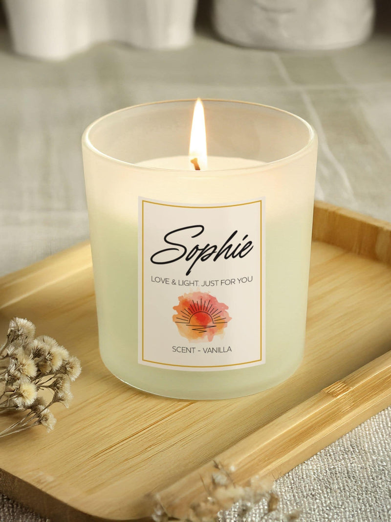PMC Personalised Azaylia Foundation candle - British product