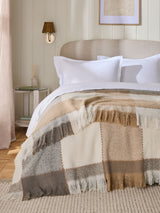 Next Natural Cosy Check Throw Blanket- Buy online at McGrocer