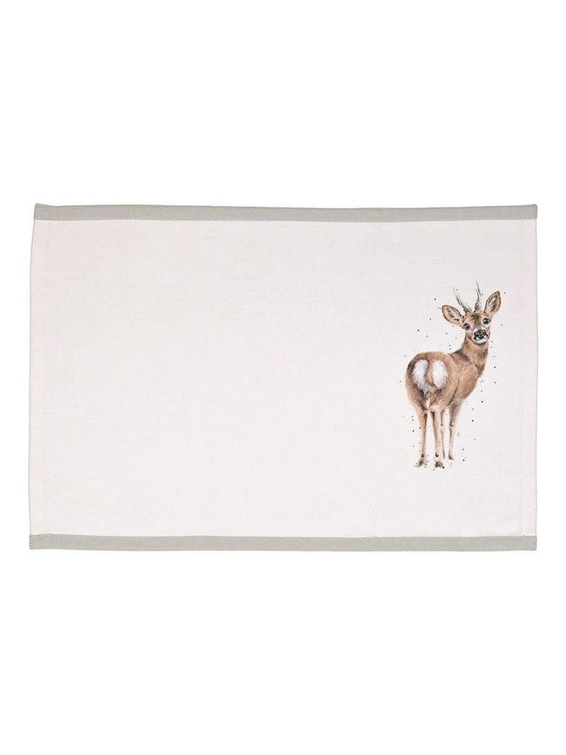 Wrendale fabric placemats set of 4 animal print 305mm x 450mm (British brand)