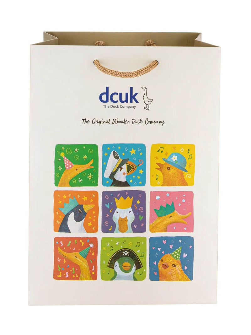 DCUK Grey Beekeeper Duckling Queenie wooden ornament, 22.5cm (British brand)
