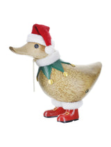 Next DCUK Red Traditional Christmas Ducky Tartan Elf Wooden Ornament- Buy online at McGrocer