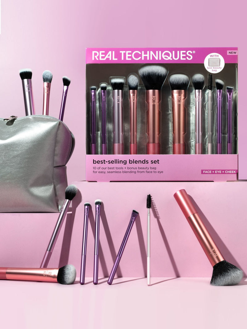 Real Techniques Bestselling Blends Makeup Brush Set (British brand)