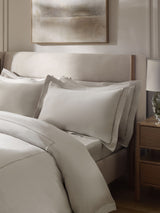 Next N. Premium 600 Thread Count Sateen Pillowcases - Set of 2, Grey Silver- Buy online at McGrocer