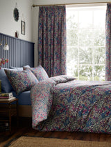 Dreams & Drapes Bessie Navy Reversible Duvet Cover Set