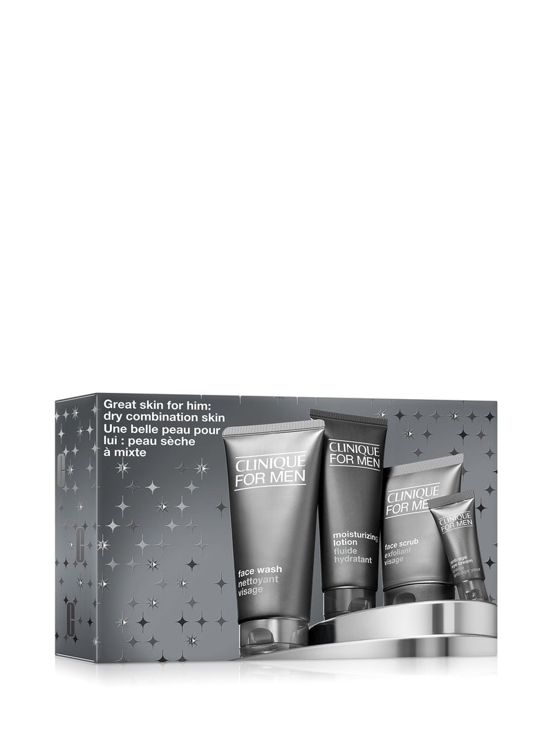 Clinique Great Skin For Him dry combination skin set - British product