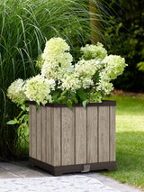 Next Keter Ashwood Deco Square Planter 81L- Buy online at McGrocer