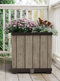 Keter Ashwood Deco Square Planter 45.5cm, UK version