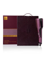 Next ghd Duet Style Hot Air Styler in Cherry with Sleek Talker and Paddle Brush- Buy online at McGrocer