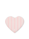 Heart-Shaped Jewellery Box with Four Ring Slots and Two Storage Compartments