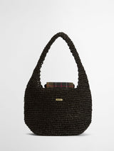 Next Barbour Black Lily Raffia Woven Soft Tote Bag- Buy online at McGrocer