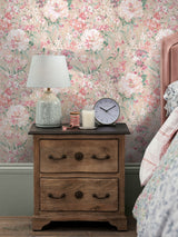 Next Laura Ashley Mayville Plaster Pink Wallpaper 10m- Buy online at McGrocer