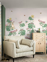 Next Laura Ashley Green Multi Llanelli Wallpaper Sample A4- Buy online at McGrocer