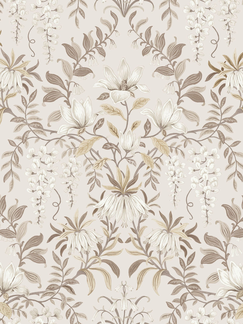 Laura Ashley Soft Natural Parterre wallpaper sample A4, imported from the UK