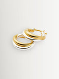 Missoma Lucy Williams Chunky Entwine small hoop earrings, UK version