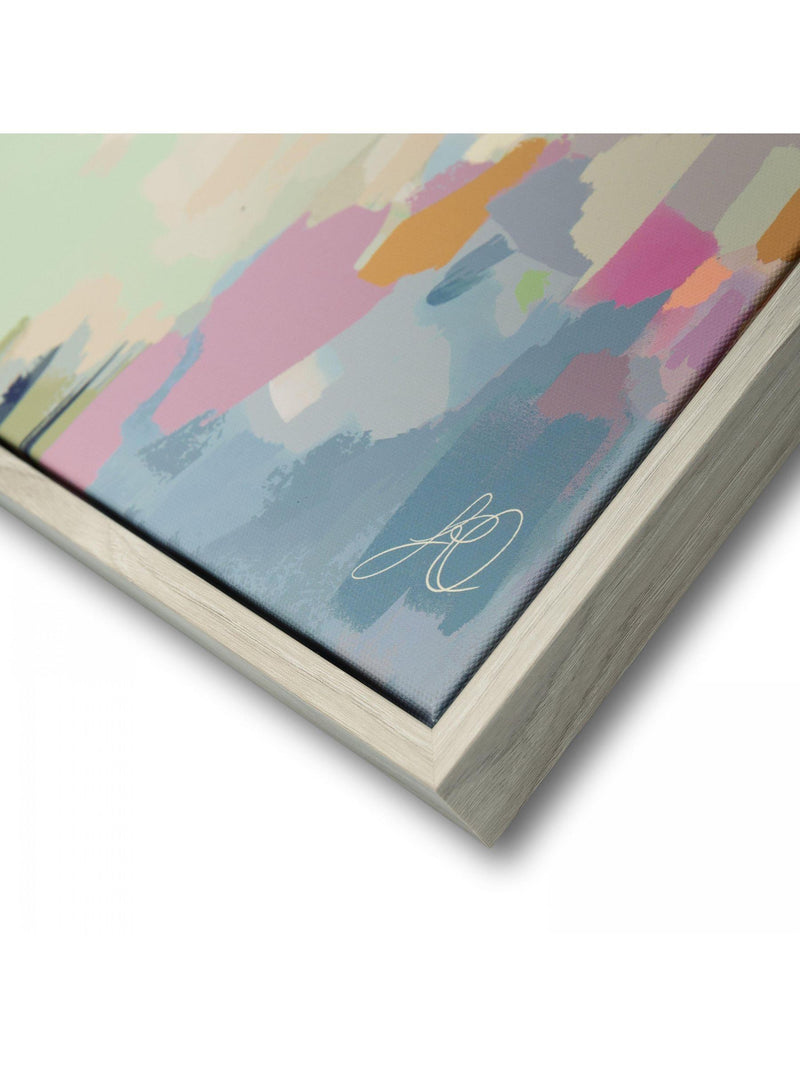 Art Marketing Blue Pink On the Breeze Wall Art