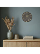 Next Thomas Kent Clocks Espresso 12' Cedar Wall Clock- Buy online at McGrocer