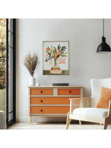 Next Joanne Leas Multicoloured Wild at Heart Print Wall Art 50.5cm x 65.5cm- Buy online at McGrocer