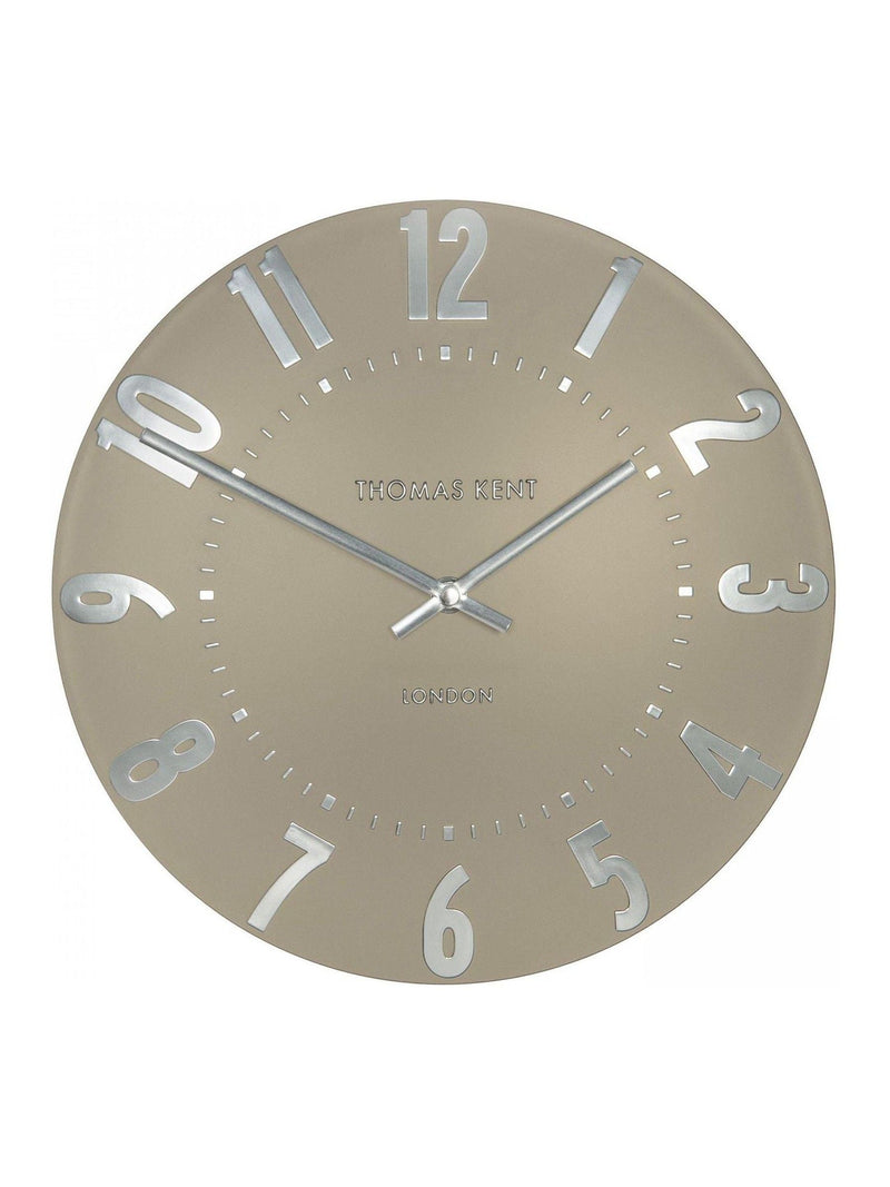 Thomas Kent Mocha 12'' Cedar Wall Clock (British brand)