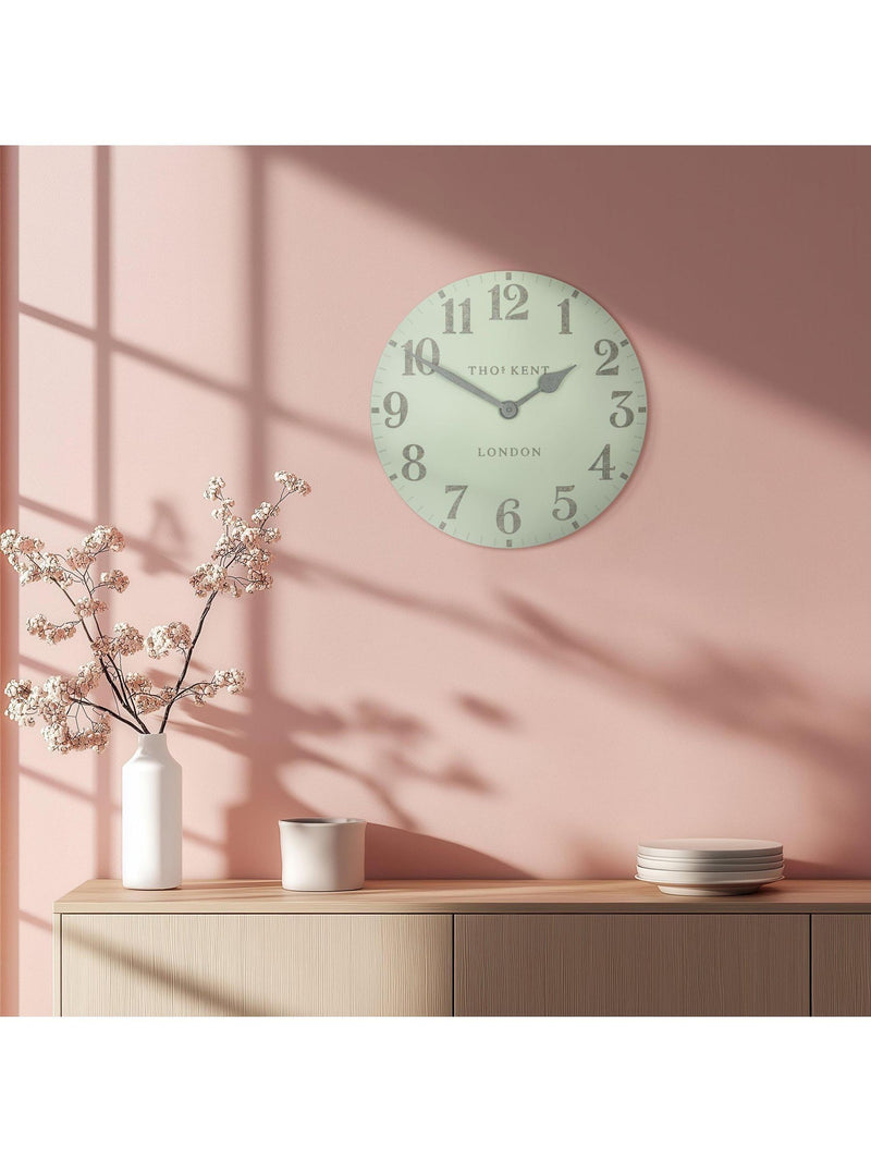Thomas Kent Clocks Pearl Green 20 Willow Wall Clock (British brand)