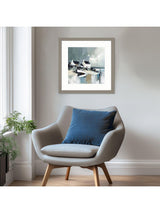 Next Art Marketing Blue Grey Sea Spirit Abstract Wall Art 53cm x 53cm- Buy online at McGrocer