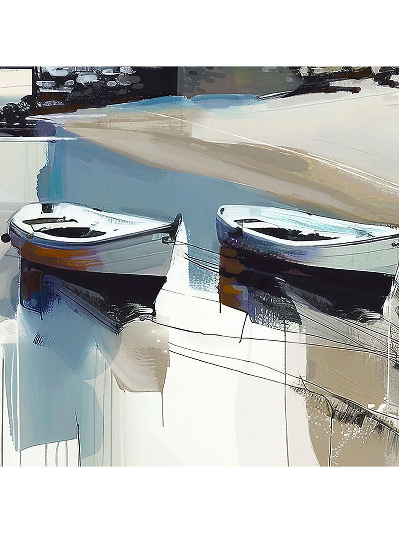 Art Marketing Blue Grey Water's Edge wall art 53x53 cm - British product