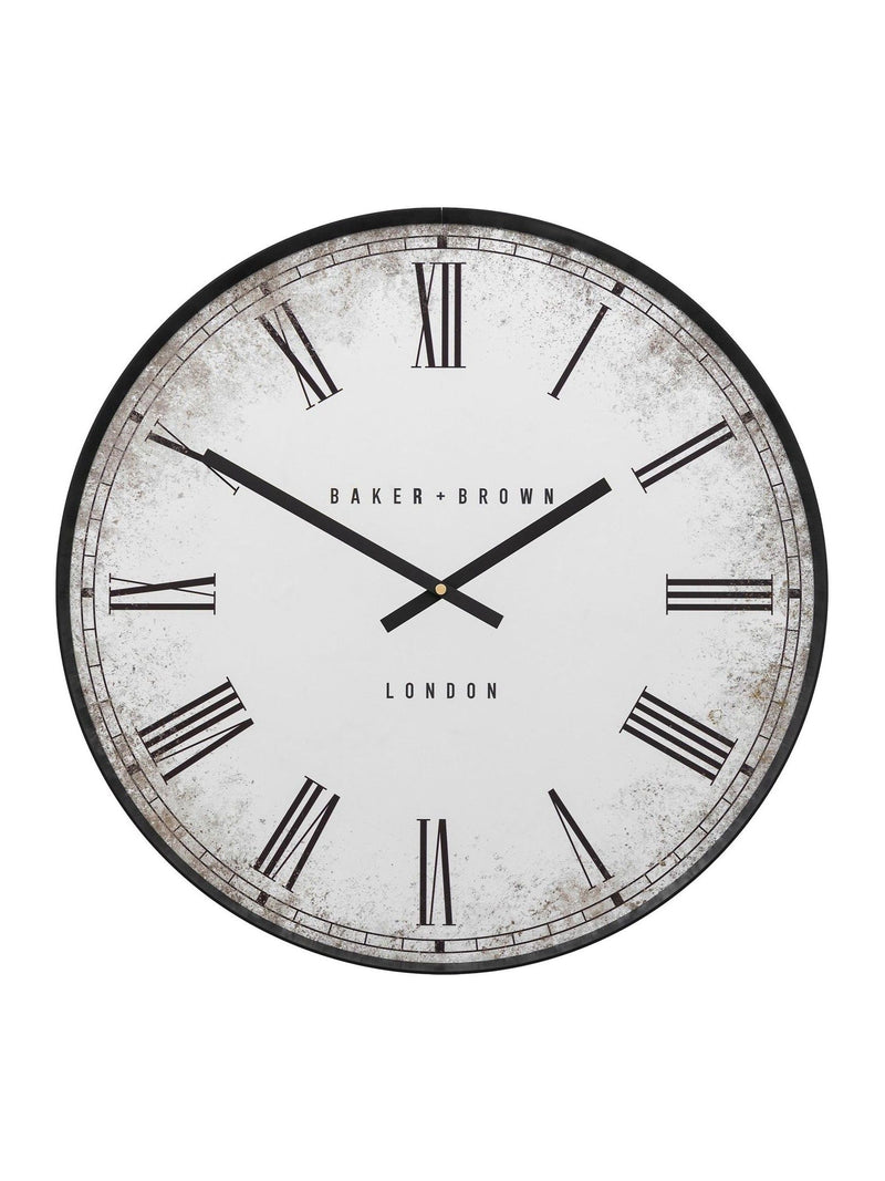 Gallery Home Black Chesterfield wall clock 50cm, UK version