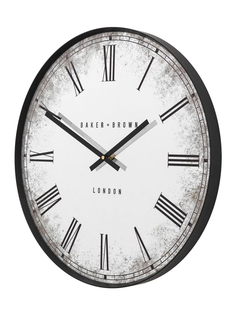 Gallery Home Black Chesterfield wall clock 50cm, UK version