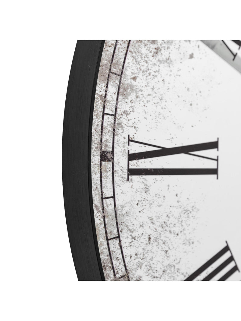 Gallery Home Black Chesterfield wall clock 50cm, UK version