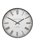 Gallery Home Black Chesterfield wall clock 50cm, UK version