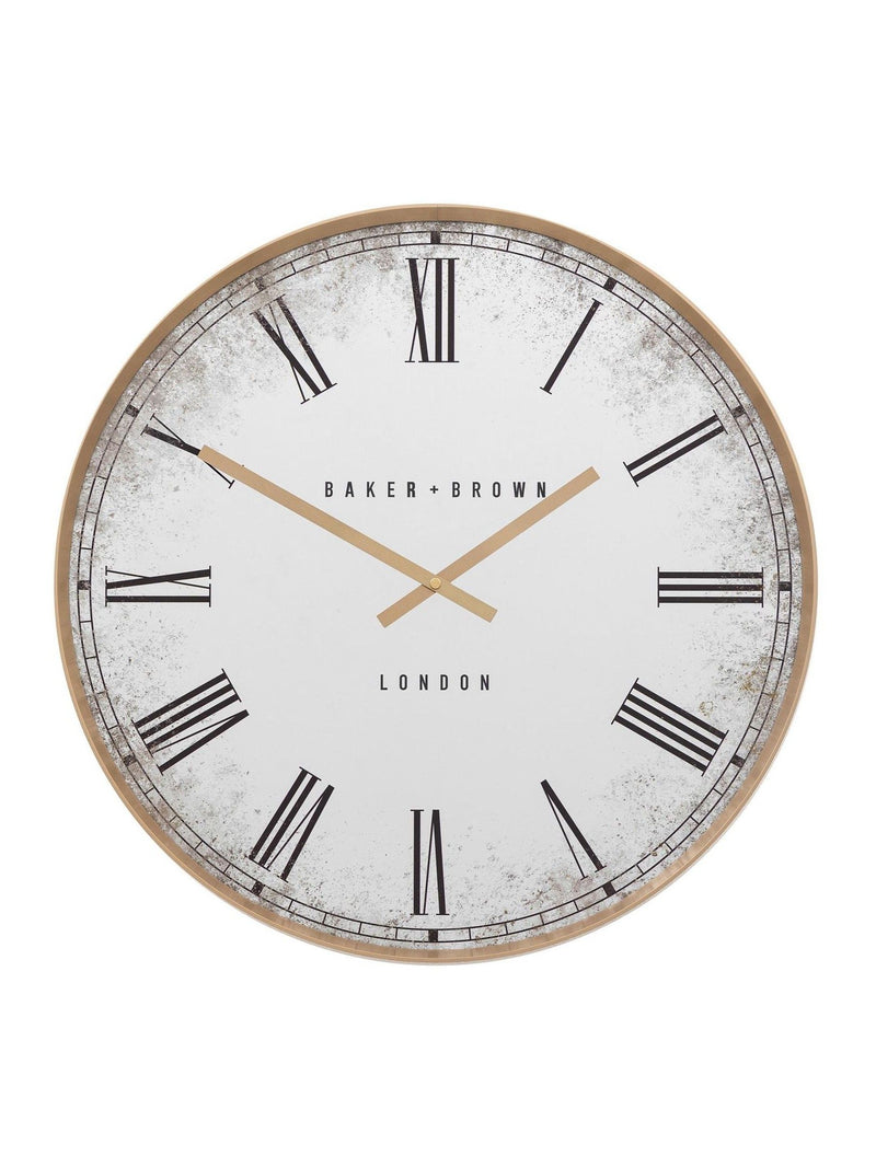 Gallery Home gold Chesterfield wall clock 50cm, UK version