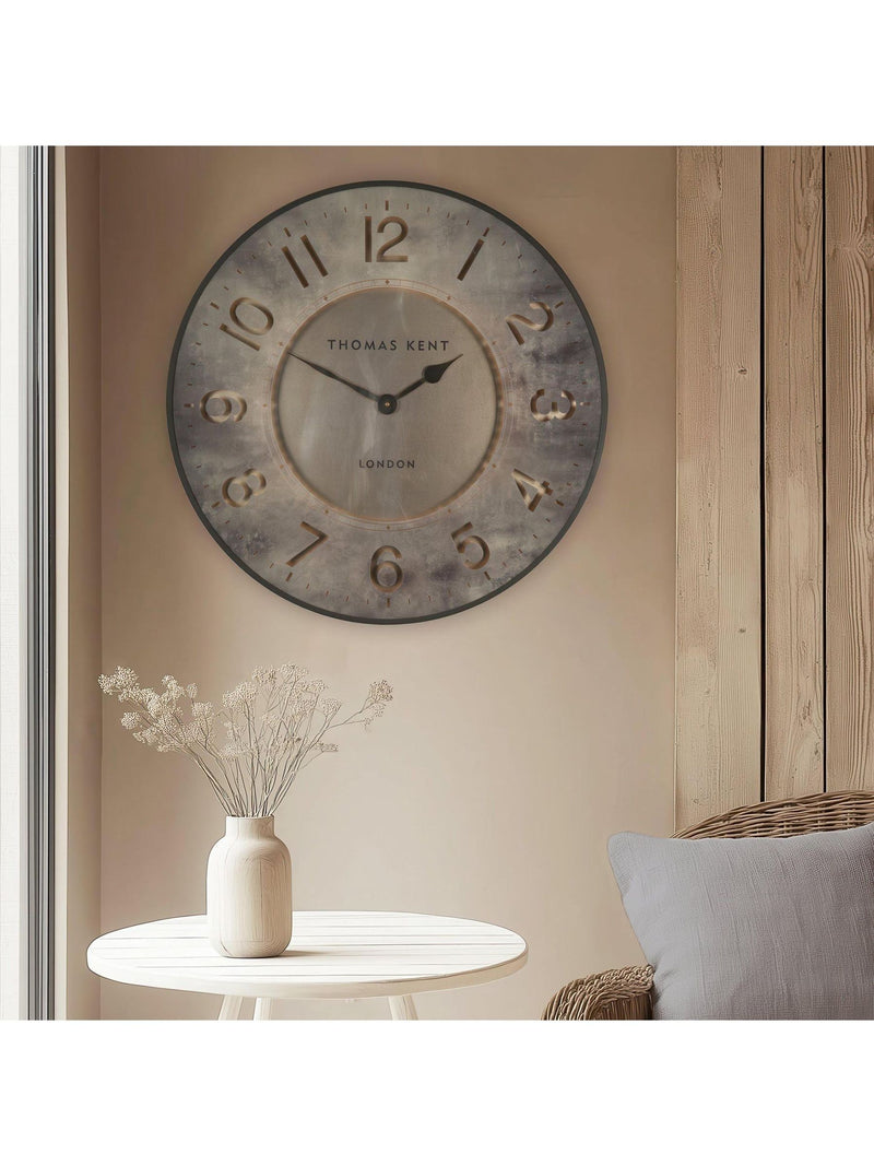 Thomas Kent Clocks gold 30-inch horizon wall clock (British brand)